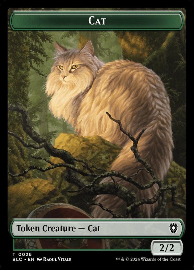 Magic the Gathering Card - Cat - MTG Circle