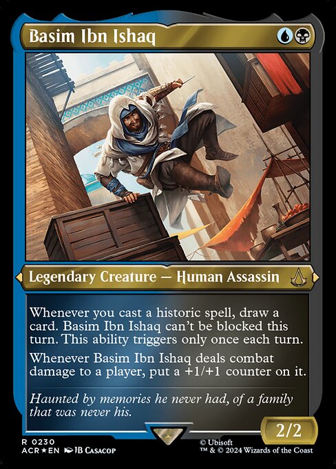 Magic the Gathering Card - Basim Ibn Ishaq - MTG Circle