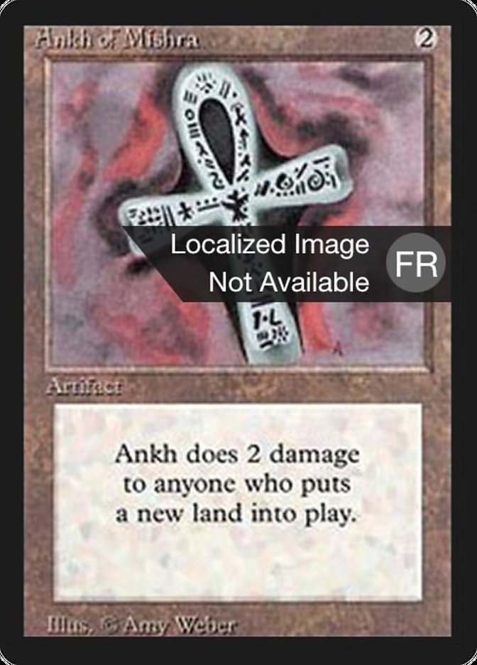 Magic the Gathering Card - Ankh of Mishra - MTG Circle
