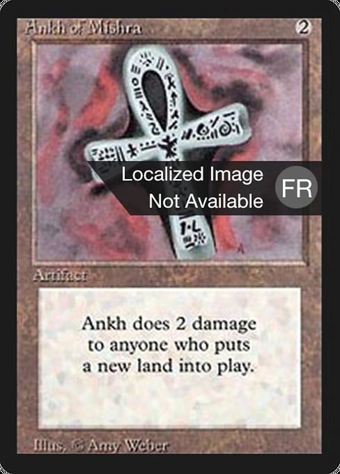 Magic the Gathering Card - Ankh of Mishra - MTG Circle