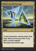 Magic the Gathering Card - Multiversal Passage - MTG Circle