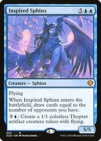 Magic the Gathering Card - Inspired Sphinx - MTG Circle