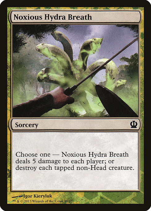Magic the Gathering Card - Noxious Hydra Breath - MTG Circle