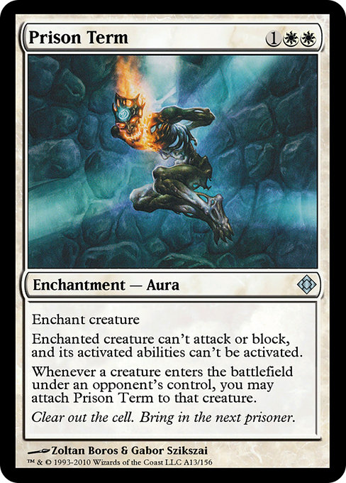 Magic the Gathering Card - Prison Term - MTG Circle