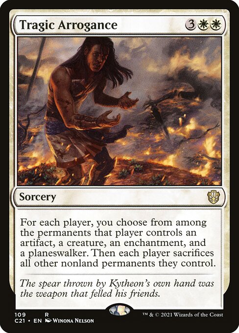 Magic the Gathering Card - Tragic Arrogance - MTG Circle