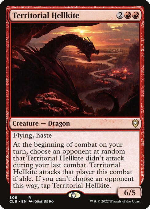 Magic the Gathering Card - Territorial Hellkite - MTG Circle