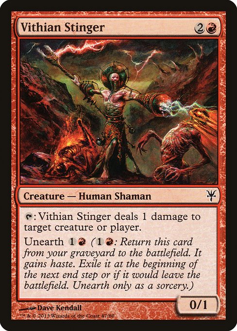Magic the Gathering Card - Vithian Stinger - MTG Circle