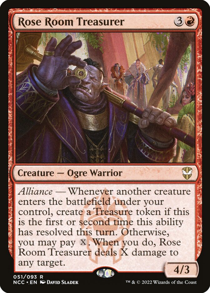 Magic the Gathering Card - Rose Room Treasurer - MTG Circle