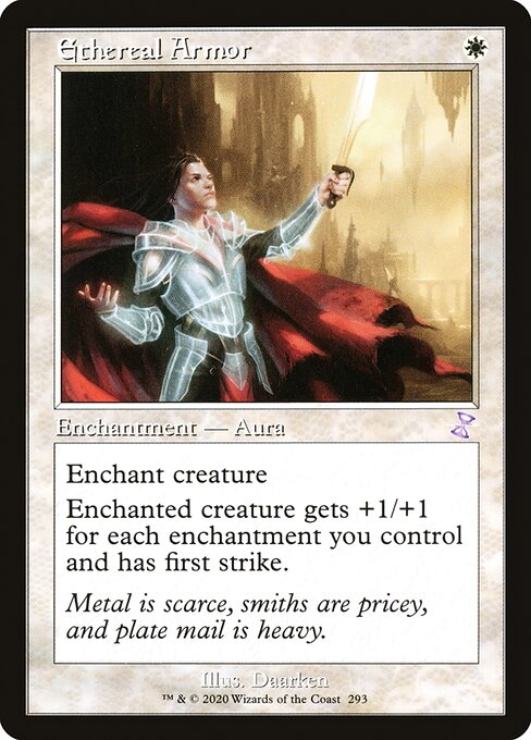 Magic the Gathering Card - Ethereal Armor - MTG Circle