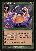 Magic the Gathering Card - Muscle Burst - MTG Circle