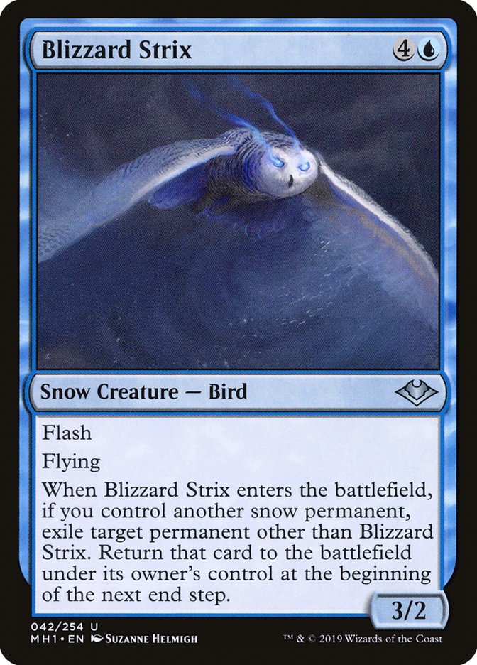 Magic the Gathering Card - Blizzard Strix - MTG Circle