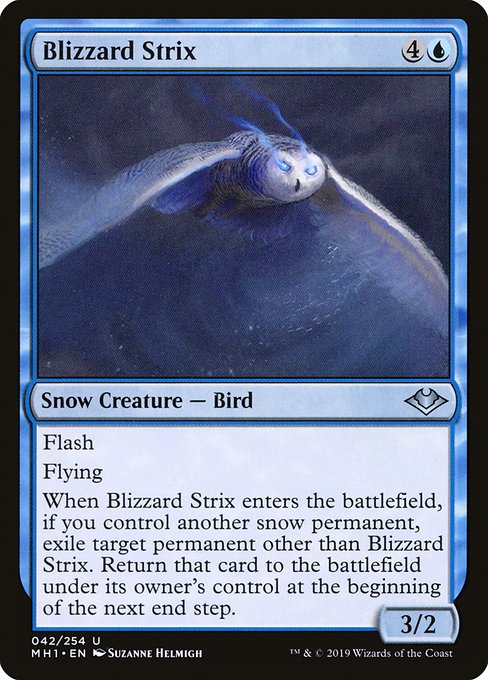 Magic the Gathering Card - Blizzard Strix - MTG Circle