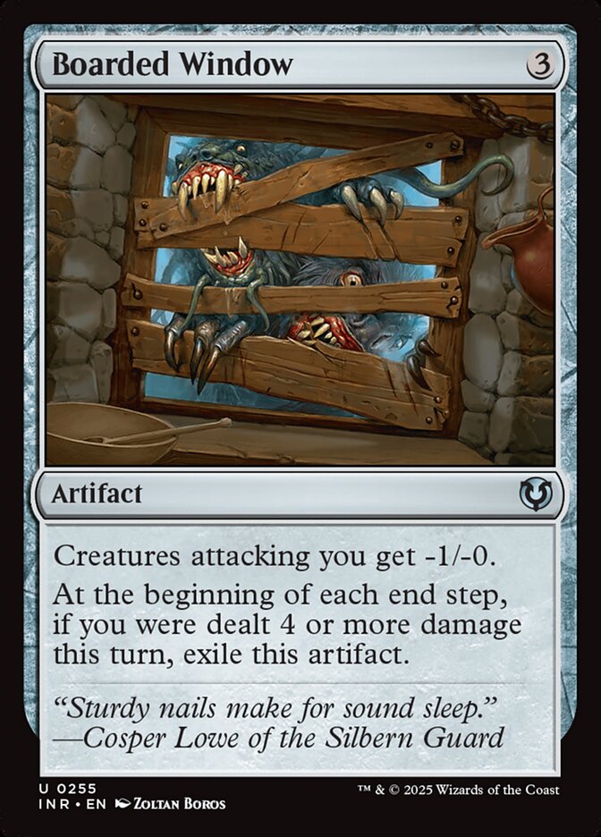 Magic the Gathering Card - Boarded Window - MTG Circle