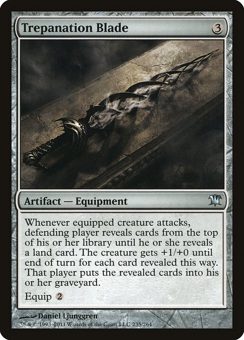 Magic the Gathering Card - Trepanation Blade - MTG Circle