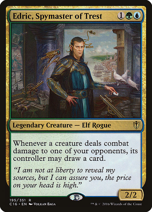 Magic the Gathering Card - Edric, Spymaster of Trest - MTG Circle