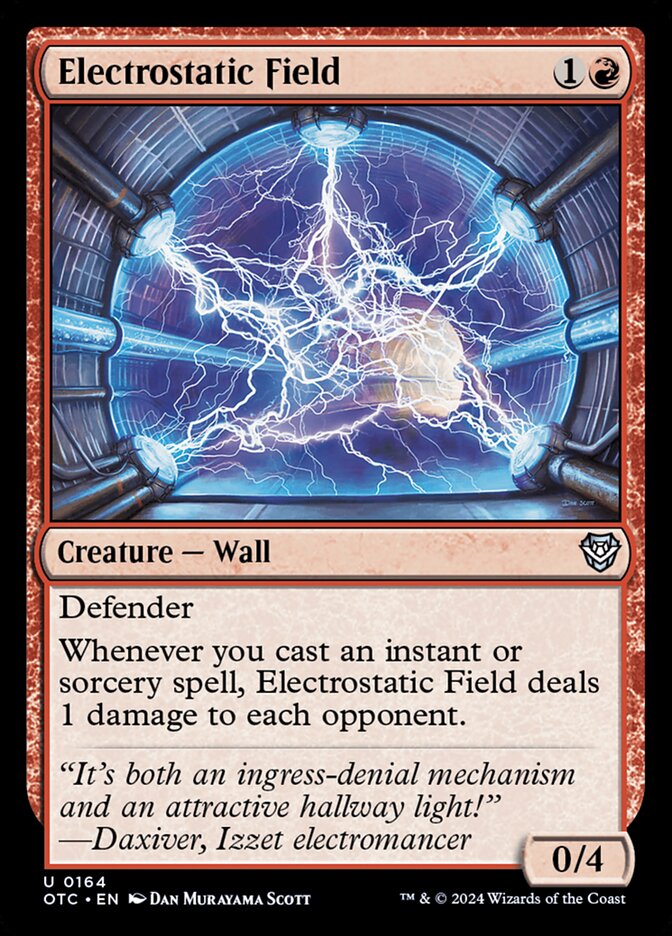 Magic the Gathering Card - Electrostatic Field - MTG Circle