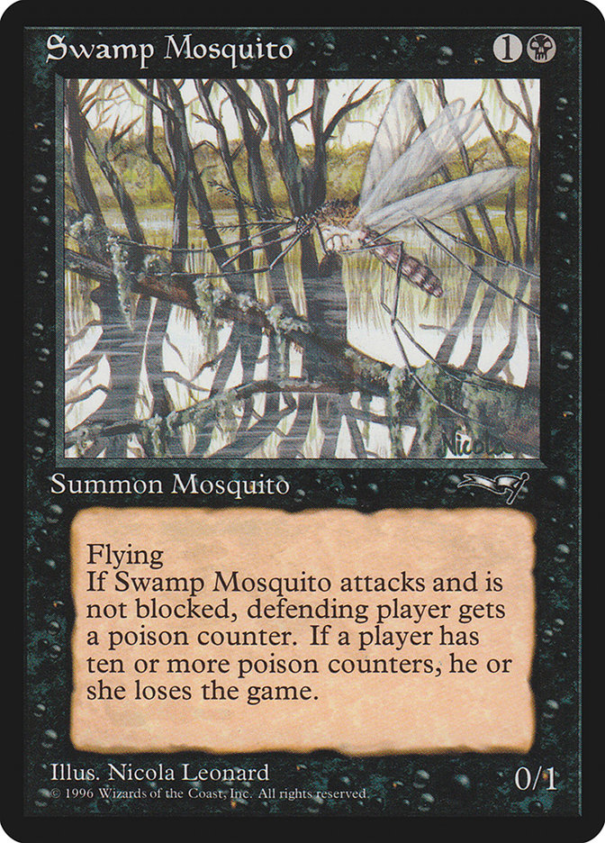 Magic the Gathering Card - Swamp Mosquito - MTG Circle
