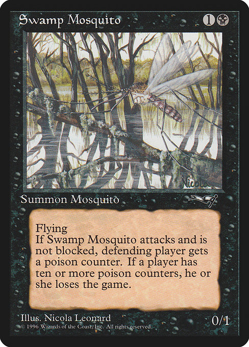 Magic the Gathering Card - Swamp Mosquito - MTG Circle