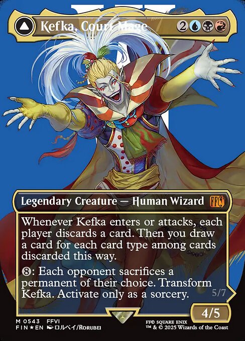 Magic the Gathering Card - Kefka, Court Mage - MTG Circle