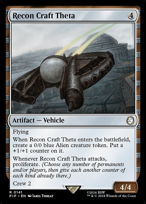 Magic the Gathering Card - Recon Craft Theta - MTG Circle