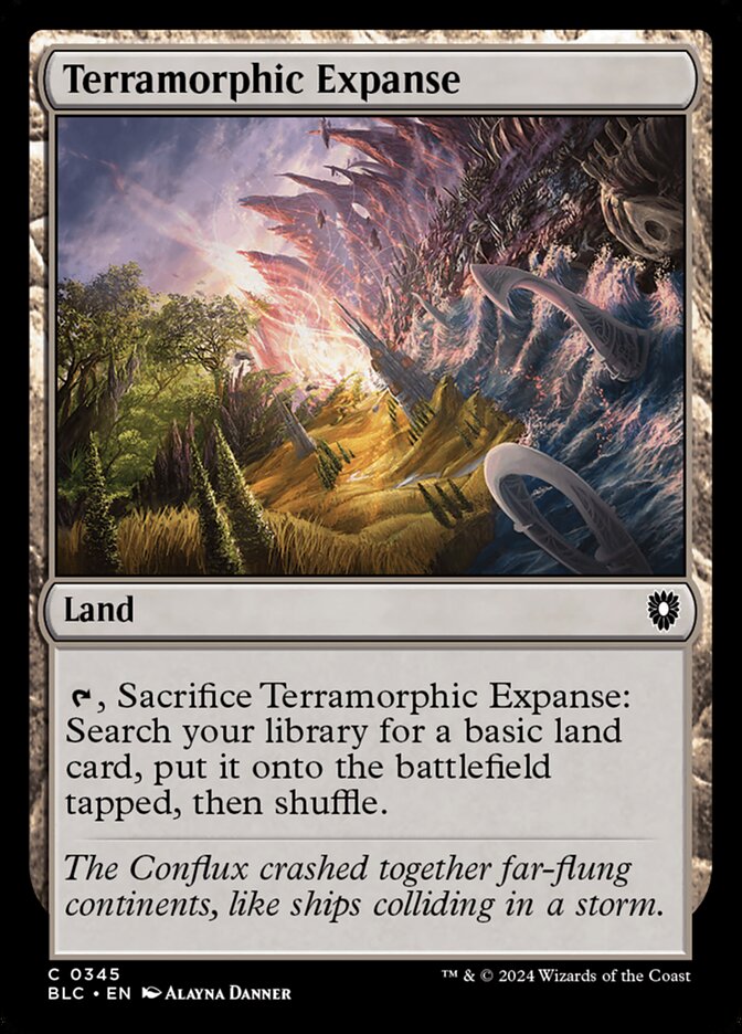 Magic the Gathering Card - Terramorphic Expanse - MTG Circle