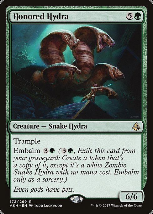 Magic the Gathering Card - Honored Hydra - MTG Circle