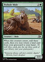 Magic the Gathering Card - Pothole Mole - MTG Circle