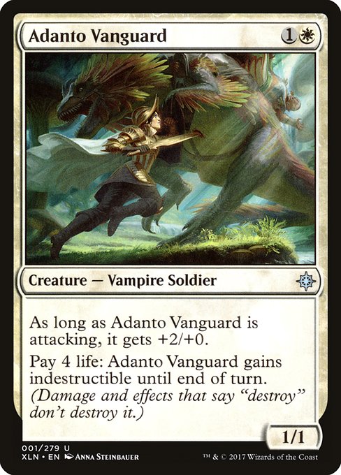 Magic the Gathering Card - Adanto Vanguard - MTG Circle