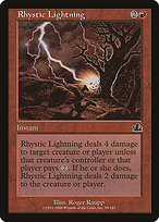Magic the Gathering Card - Rhystic Lightning - MTG Circle