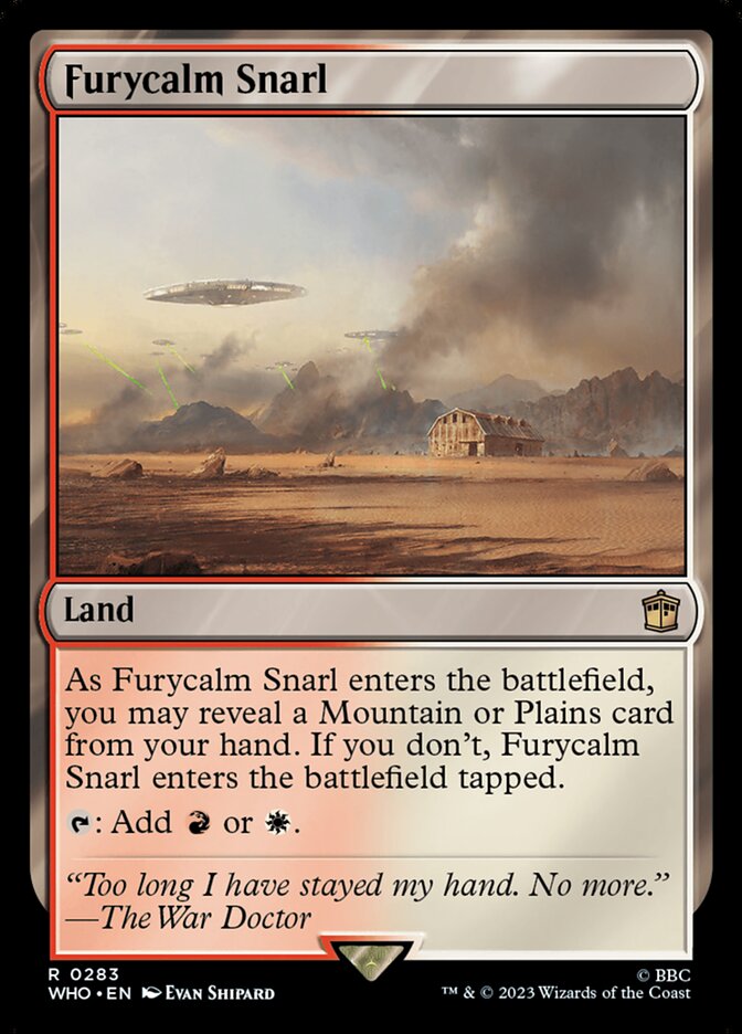 Magic the Gathering Card - Furycalm Snarl - MTG Circle