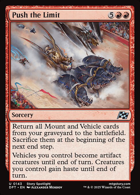 Magic the Gathering Card - Push the Limit - MTG Circle