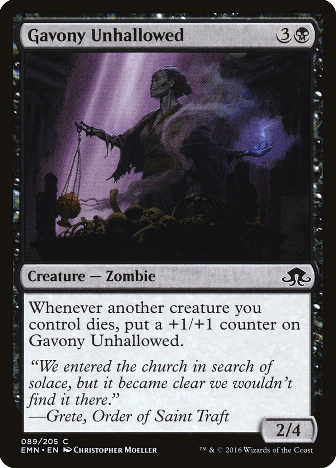 Magic the Gathering Card - Gavony Unhallowed - MTG Circle