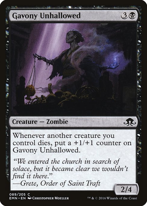Magic the Gathering Card - Gavony Unhallowed - MTG Circle