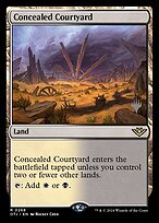 Magic the Gathering Card - Concealed Courtyard - MTG Circle