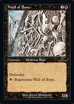 Magic the Gathering Card - Wall of Bone - MTG Circle