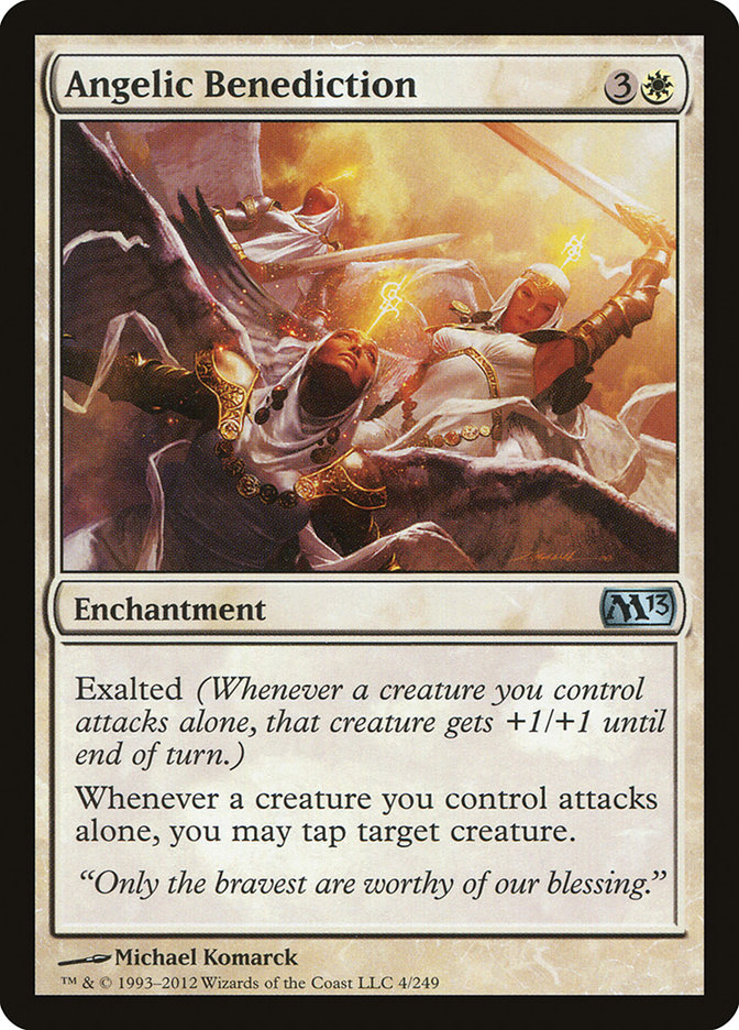 Magic the Gathering Card - Angelic Benediction - MTG Circle