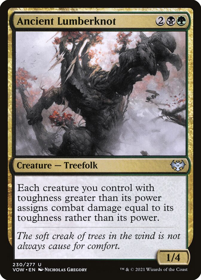 Magic the Gathering Card - Ancient Lumberknot - MTG Circle