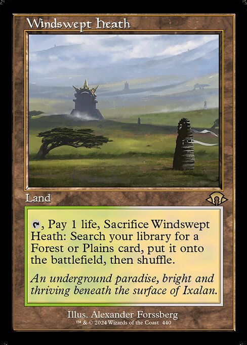 Magic the Gathering Card - Windswept Heath - MTG Circle