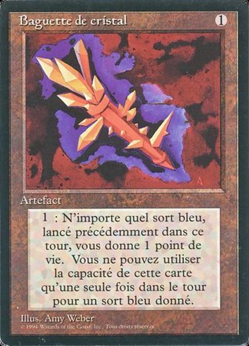 Magic the Gathering Card - Crystal Rod - MTG Circle
