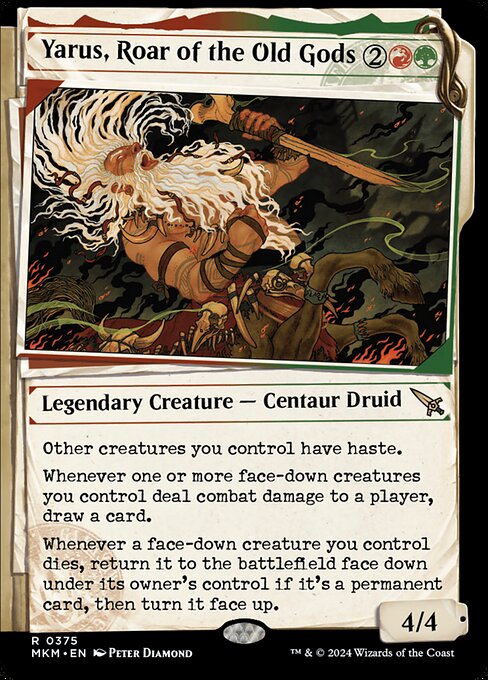 Magic the Gathering Card - Yarus, Roar of the Old Gods - MTG Circle
