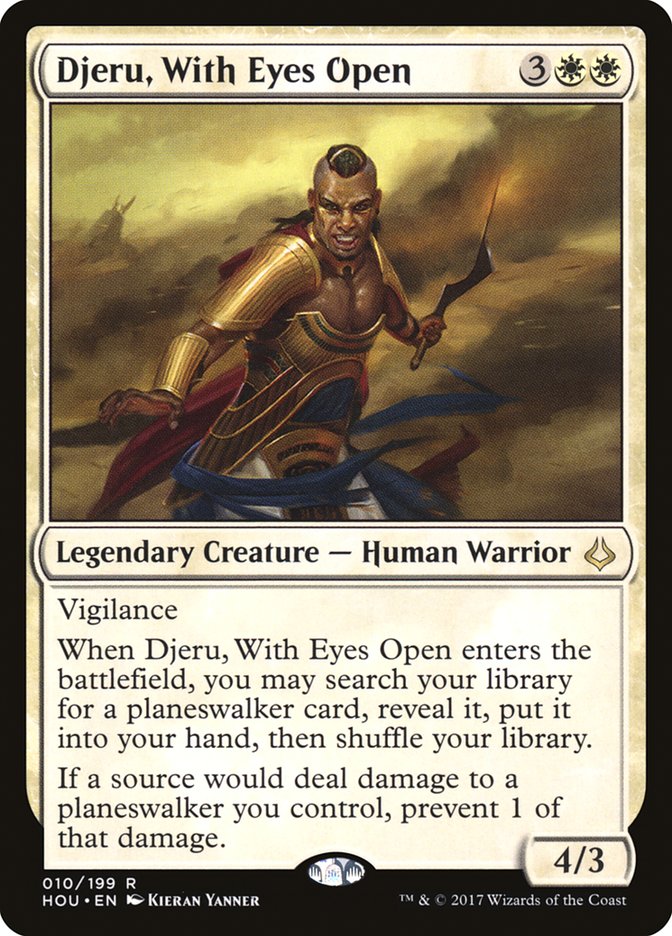 Magic the Gathering Card - Djeru, With Eyes Open - MTG Circle