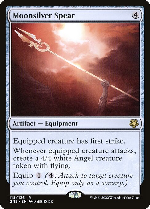Magic the Gathering Card - Moonsilver Spear - MTG Circle