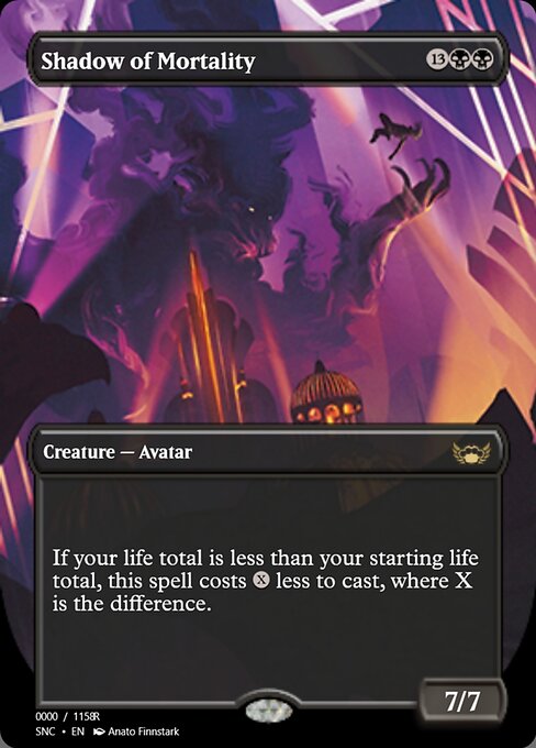 Magic the Gathering Card - Shadow of Mortality - MTG Circle