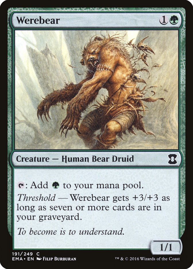 Magic the Gathering Card - Werebear - MTG Circle