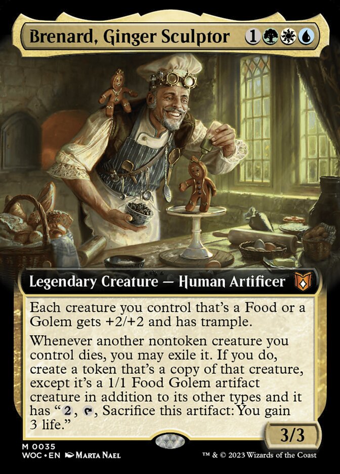 Magic the Gathering Card - Brenard, Ginger Sculptor - MTG Circle