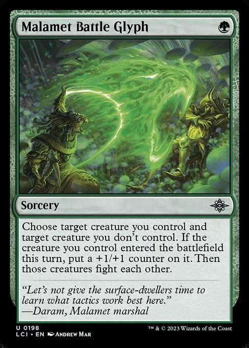 Magic the Gathering Card - Malamet Battle Glyph - MTG Circle
