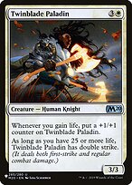 Magic the Gathering Card - Twinblade Paladin - MTG Circle