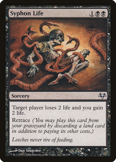 Magic the Gathering Card - Syphon Life - MTG Circle