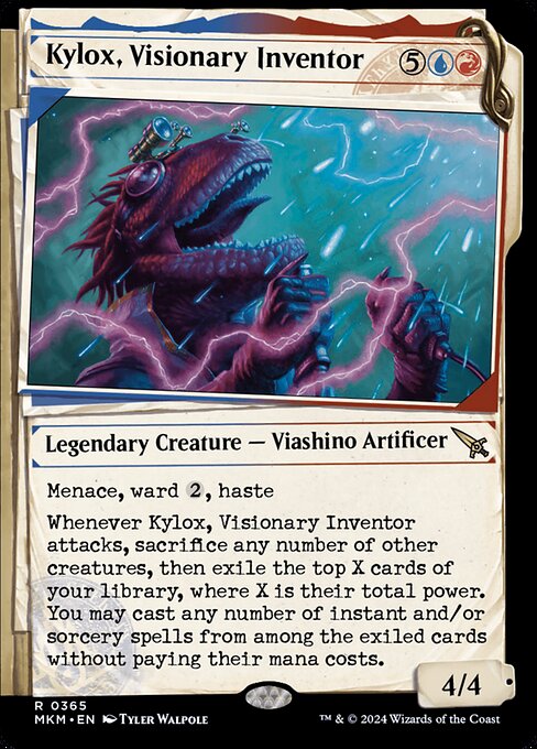 Magic the Gathering Card - Kylox, Visionary Inventor - MTG Circle