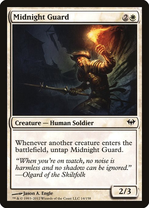 Magic the Gathering Card - Midnight Guard - MTG Circle